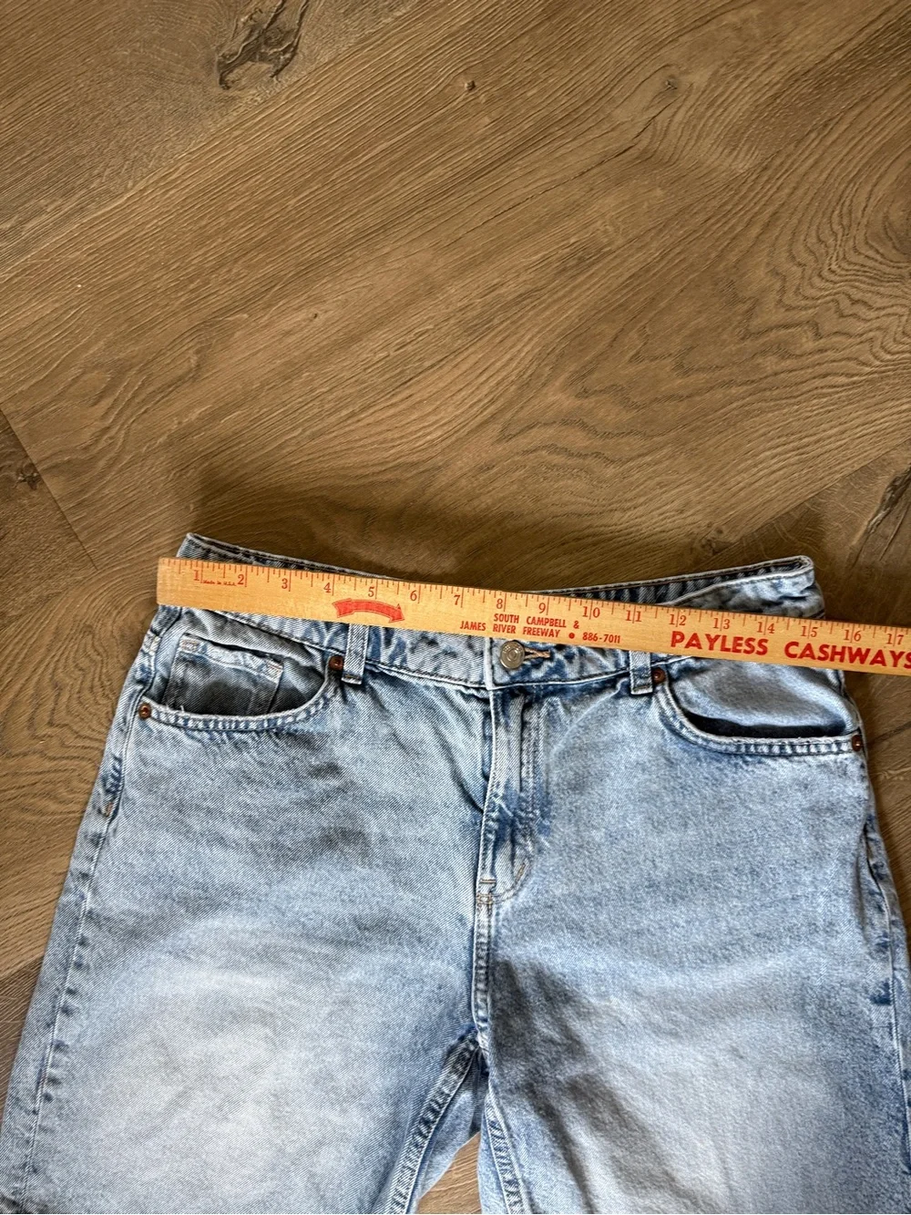 H&M Light Blue Denim Jean Shorts